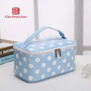 Несессер Органайзер цифровая печать косметичка Pu материал квадратный портативный свет мыть из различных узоров леди