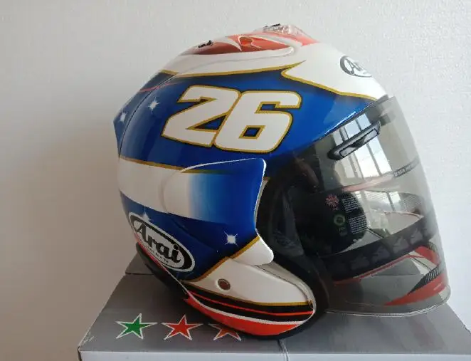 1 ARAI 3/4 шлем мотоциклетный шлем полушлем открытый шлем-каска для мотокросса Размер: S M L XL XXL, Capacete - Цвет: 1