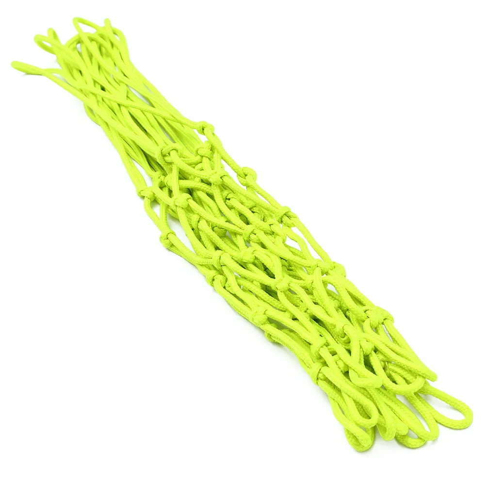 1PC Nylon Fluorescent Green Durable Champion Sports Deluxe Replacement Basketball Net Rugged Hoop Goal Rim Mesh Sport AU24 | Спорт и