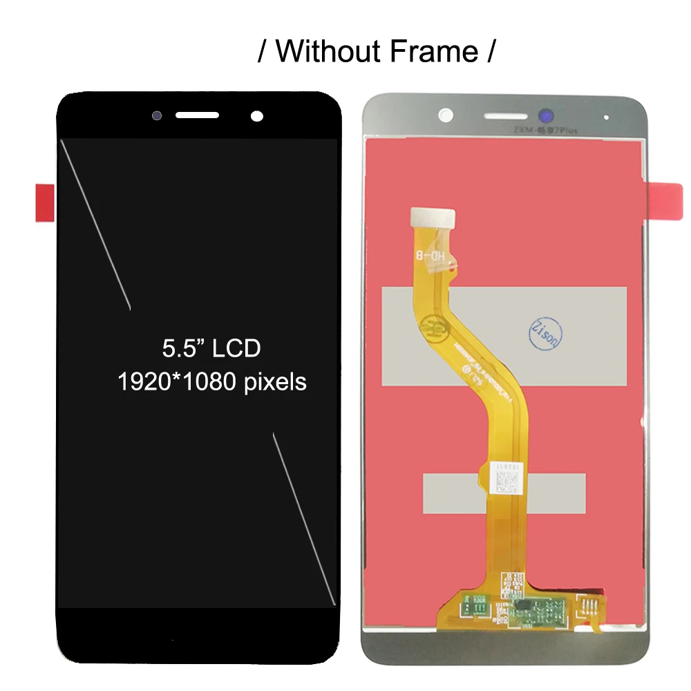 Cena Y7 2017 LCD Z Ramką Do Huawei Y7 Prime Ekran Telefonu Komórkowego Y7 Pro 2017 TRT-LX1 TRT-L21A Nova Lite + Ekran Dotykowy Digitizer Holly 4 Plus