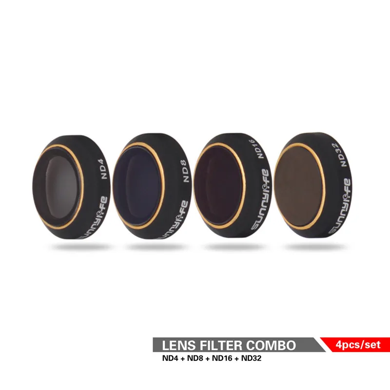 Набор фильтров для объектива камеры ND4/8/16/32 4 шт.|lens filter|camera lens filterlens filter kit |