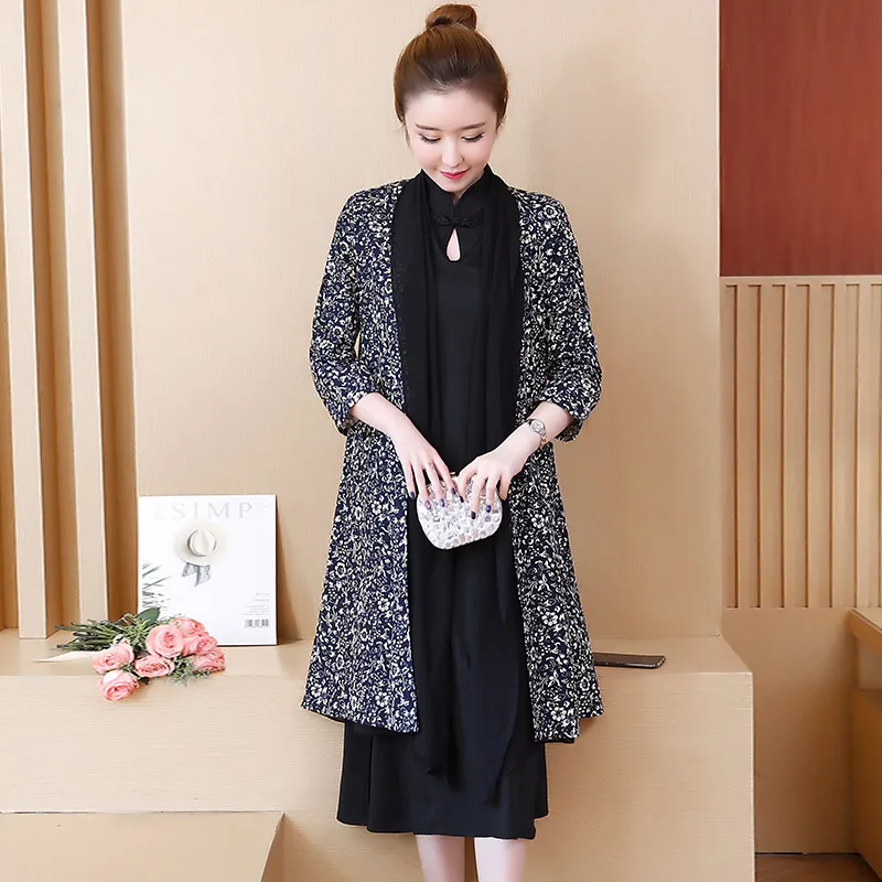 Женское платье из 2 предметов кардиган большие размеры элегантное винтажное