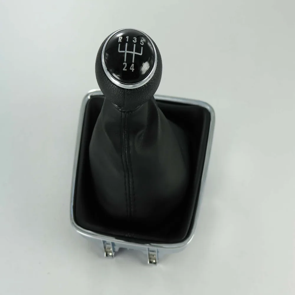 Для VW Golf Plus 2005 2006 2007 2008 2009 2010 2011 2012 2013 Новые 5 скоростные автомобильные ручки переключения передач кожаные ботинки
