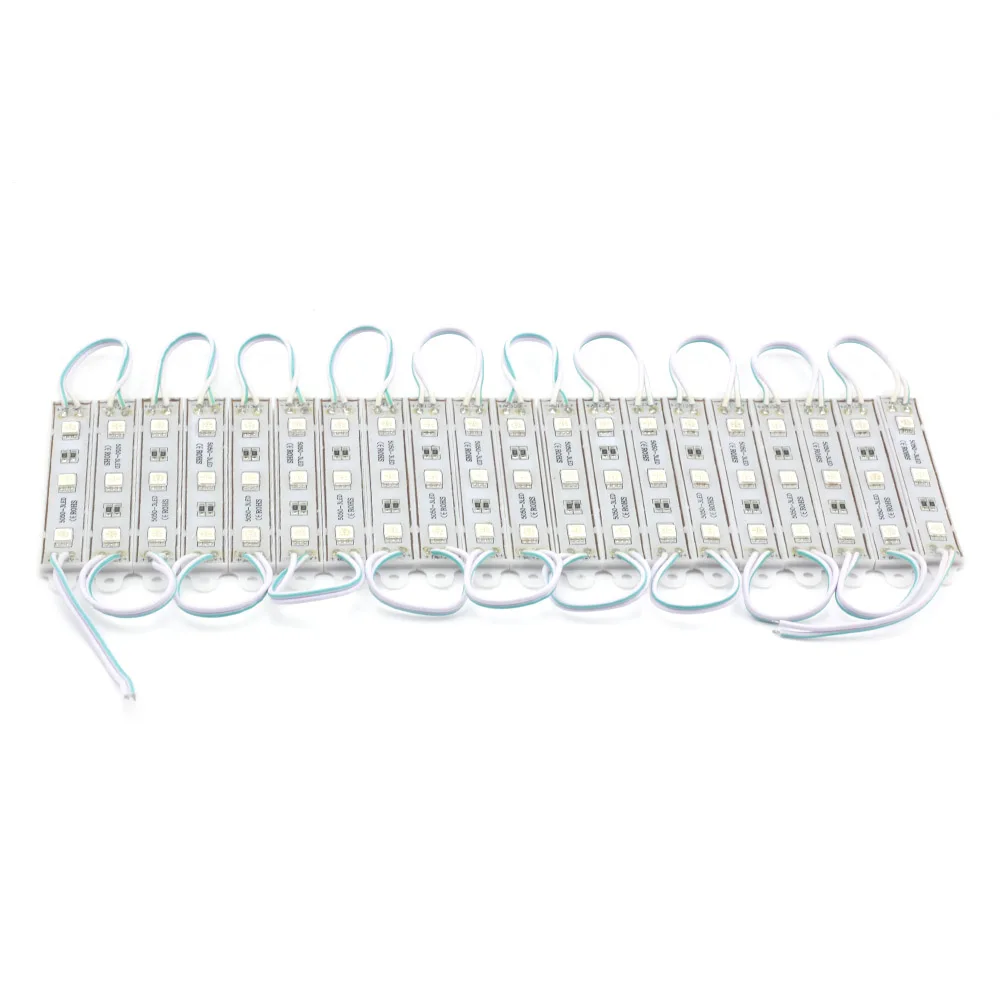 Светодиодный модуль светильник SMD 5050 3 светодиодный DC12V Водонепроницаемый Storefront