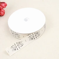 cat head pattern ribbon embossed belt craft belt edge 2 0 20 yards classic clothing home decoration accessories polyester
