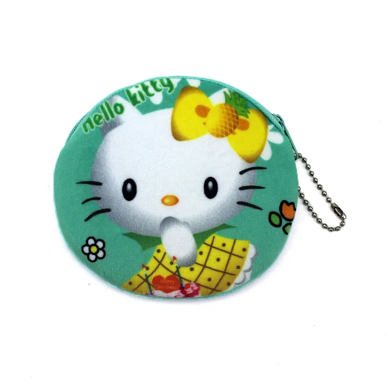 2017 Акция 3D Овальный принтами Китти детская мини портмоне Для женщин чехол для