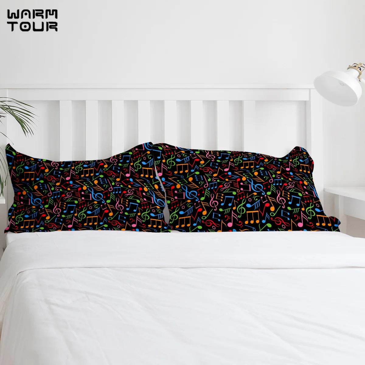 Пододеяльник WARMTOUR набор из 4-х предметов пододеяльник с цветной надписью и на