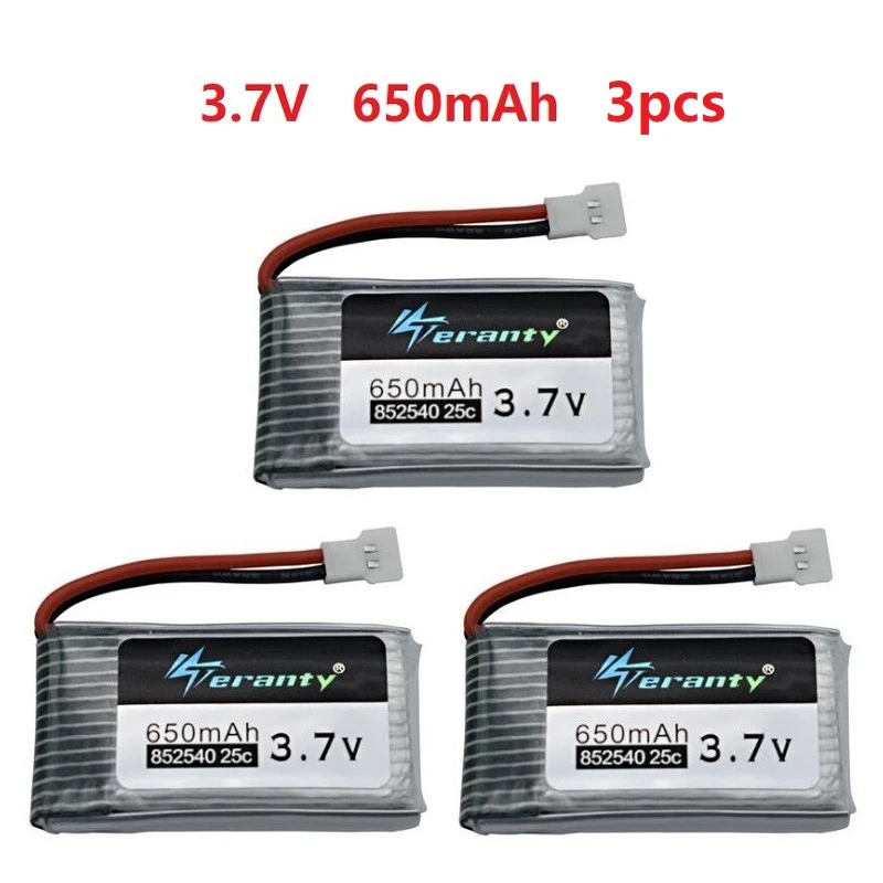 3 7 V 650mAh lipo батарея для Syma X5 X5C X5C-1 X5SC X5SW X6SW H9D H5C M68 FY550 HJ818 HJ819 L15FW RC Drone шт | Игрушки и