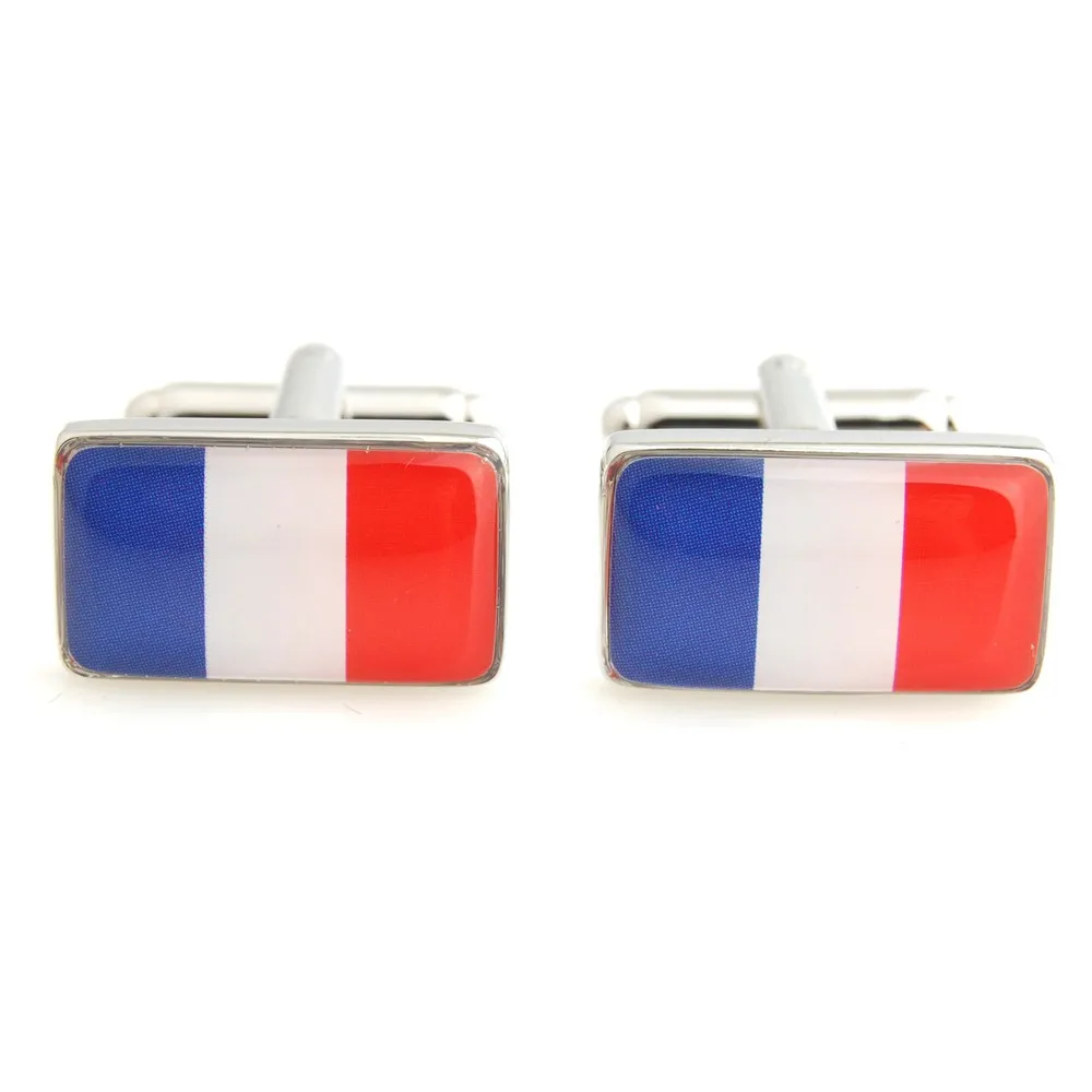 YH 1840 США Канада Италия Франция запонки с изображением флага|flag cufflinks|cufflinks cufflinksusa