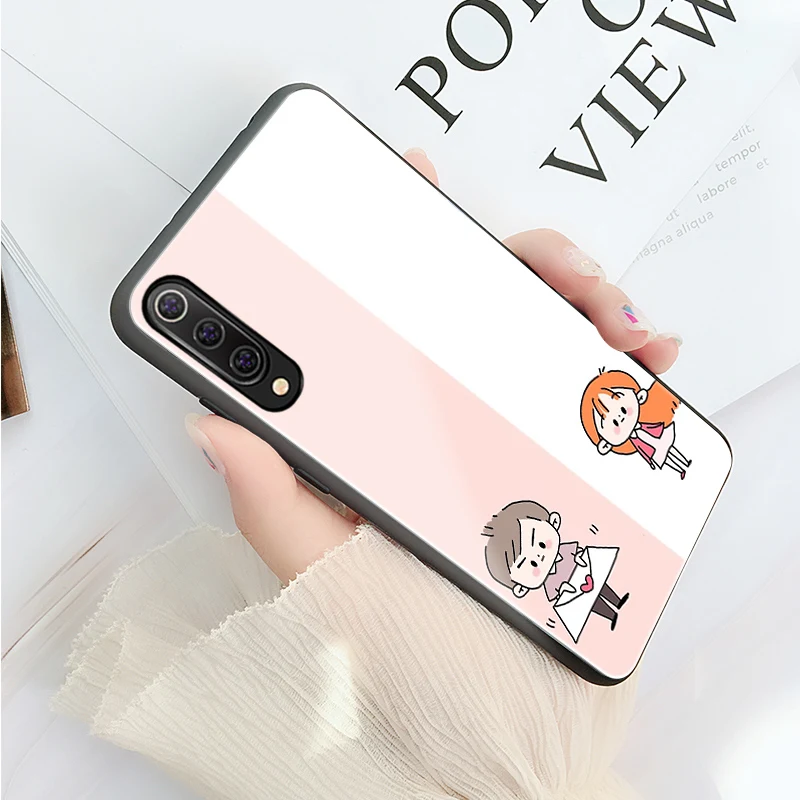 Mi9 Case Mofi For Xiaomi Cover Pattern Cute Lovers Girl Honey Mi8 Se Lite Mi 9 A2 6X Redmi Note 7 Pro |