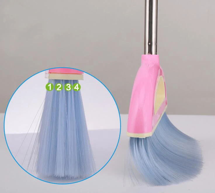 Нескользящая ручка для чистки пола набор из сверхтонкого волокна нержавеющей