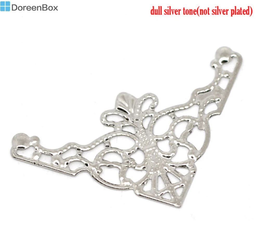 

Doreen Box Lovely 50 Серебристые треугольные соединители 4,8x2,6 см (B14764)