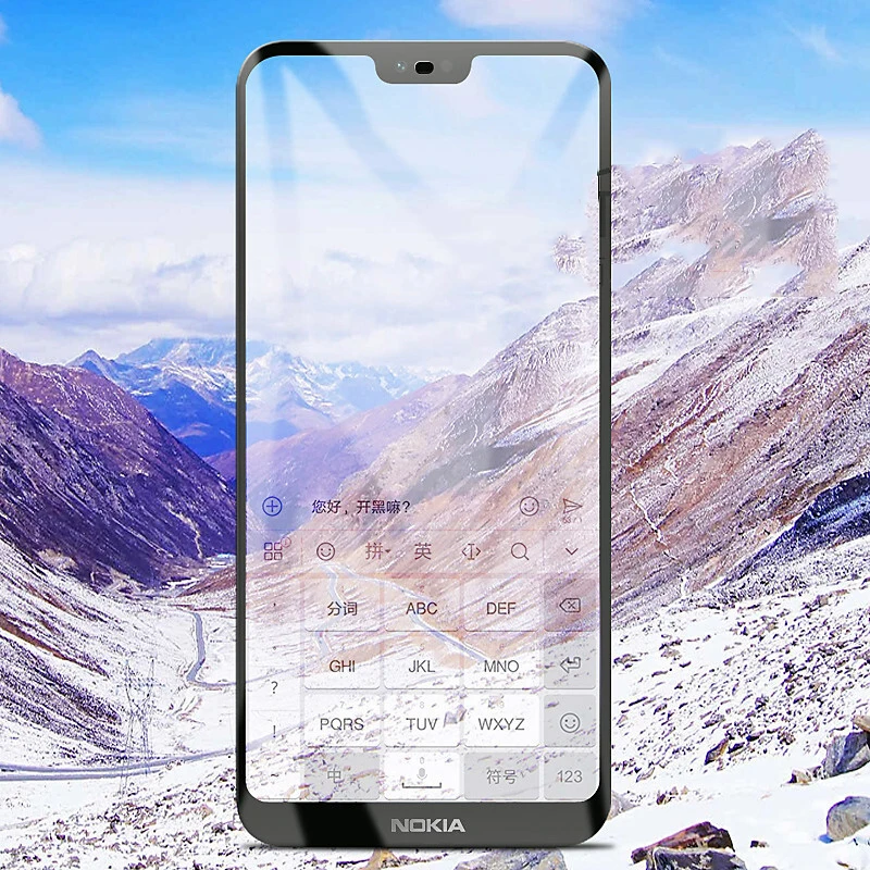 Полное покрытие закаленное стекло для Nokia X6 2018 Защитная пленка экрана 6 1 Plus TA 1099
