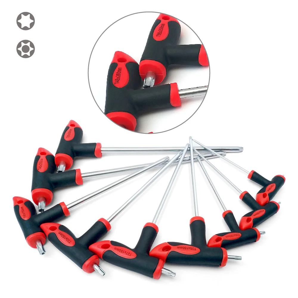 Набор отверток Torx набор с шестигранным ключом T10 T15 T20 T25 T27 T30 T40 T45 T50 S2|Гаечный ключ|