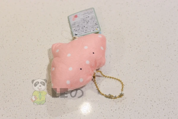 Pink Devil Fish Doll Pendant Manta Umbrella Toy Marine Life Ray Gift 12cm | Real Plush
