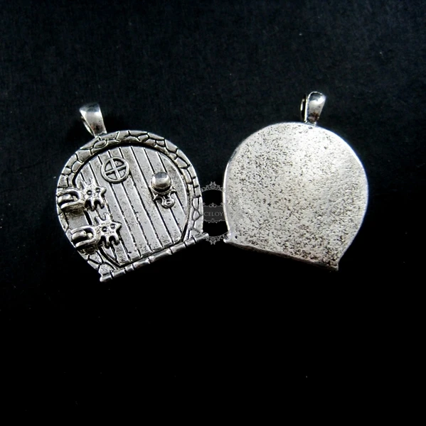 23X25 мм установочный Размер старинный античный серебряный сплав Магнитная