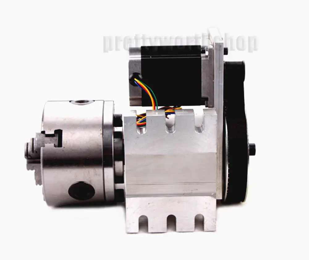 CNC Токарные станки станок k11-100 3-Челюсти Зажимы Nema23 Шаговые двигатели Комплект для