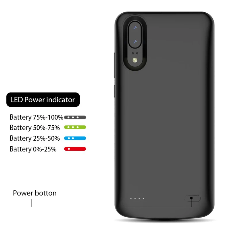 Чехол для аккумулятора + Bluetooth наушники HUAWEI P20/P20Pro TPU рамка чехол телефона power bank
