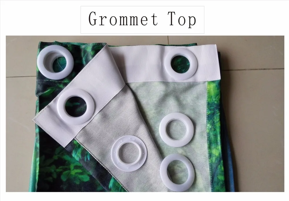 3D Curtain Printed White Flowers Swirl Black Spots Bathroom Shower Custom Any Size Blackout | Дом и сад