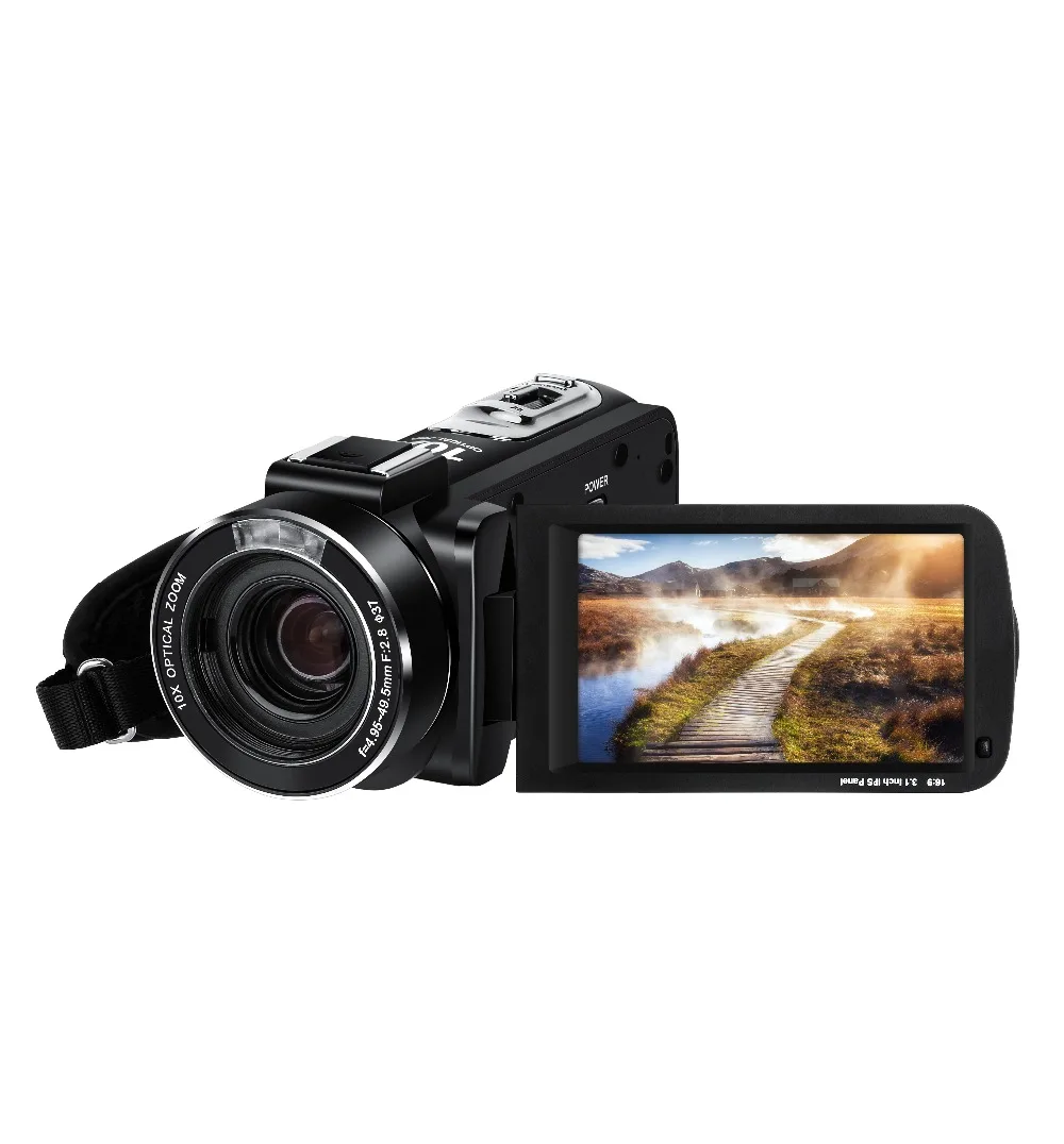 Ordro AC7 4K UHD цифровые видеокамеры FHD 24MP 120X цифровой зум 10X оптический WiFi ips сенсорный экран DV мини-видеокамеры