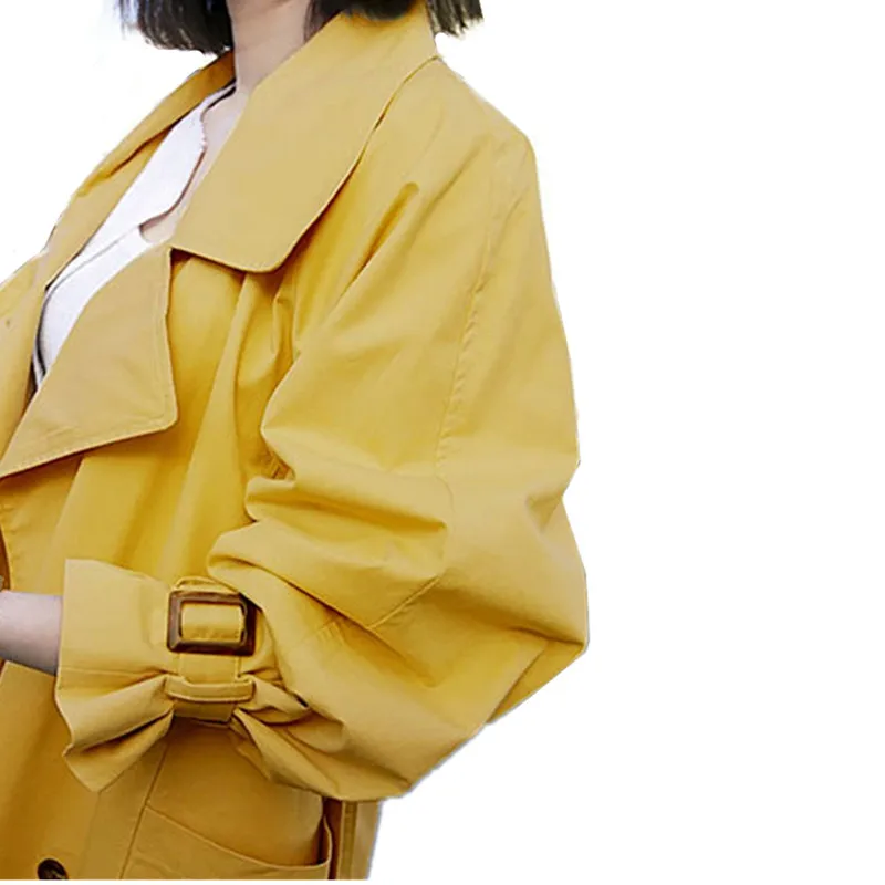 Ветровка женская до колена длинное тонкое пальто 2017 Весна Осень Корейская мода