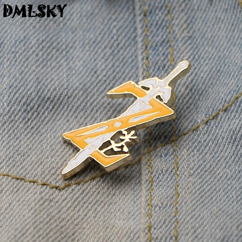 DMLSKY мультфильм забавная эмалированная булавка значок Рюкзак одежда Броши