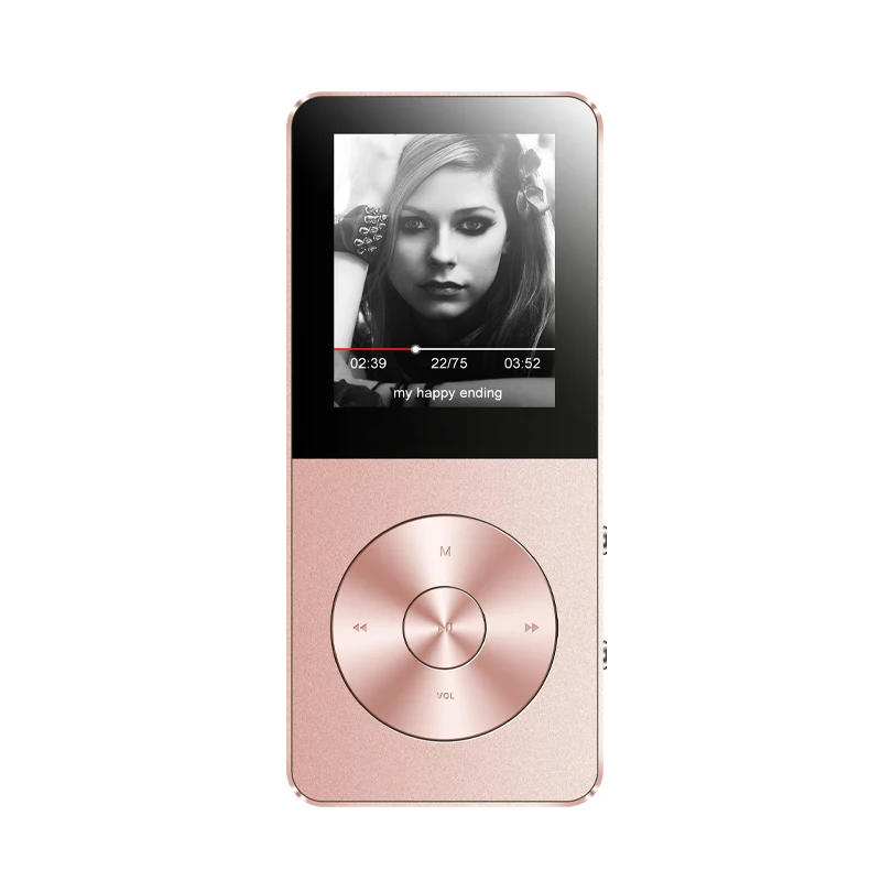 Металлический mp3-плеер без потерь HiFi MP3 музыкальный плеер с экраном 1 8 дюйма