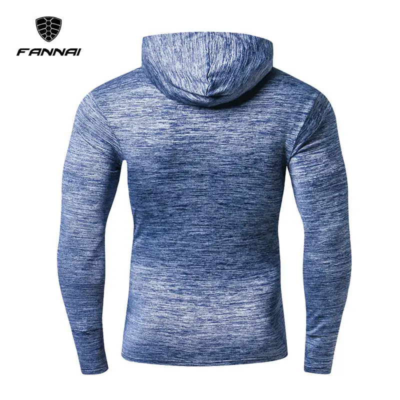 FANNAI быстросохнущая Running куртка с капюшоном обычная спортивная школа пальто