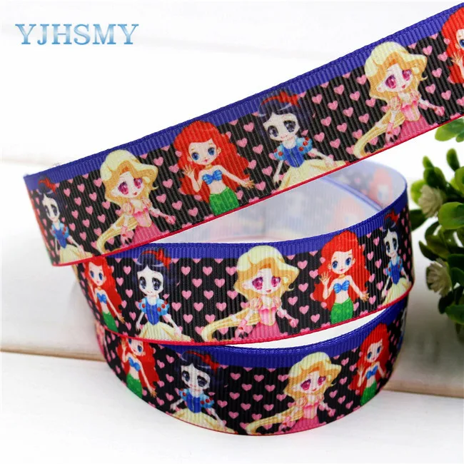 YJHSMY 173214 мм, 22 мм 10 ярдов мультфильм ленты, термальность передачи печатных grosgrain, Свадебные аксессуары DIY ручной работы материал - Цвет: 10 yards-6