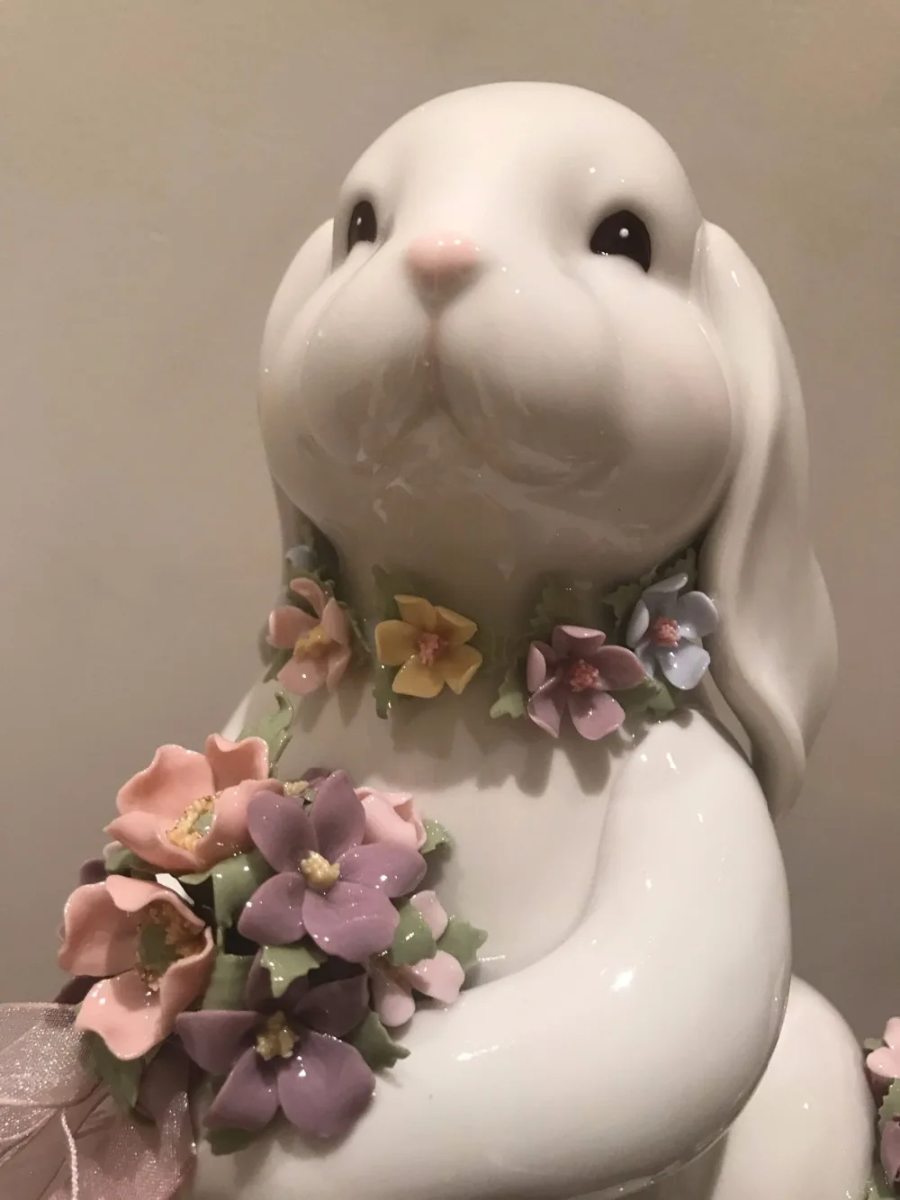 Американская ручная работа кролик керамическая музыкальная шкатулка домашний