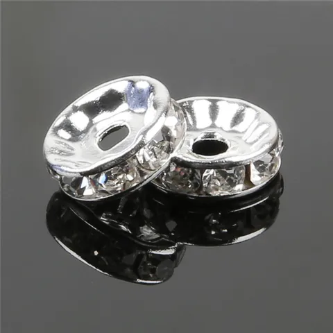 Золотые бусины-разделители Beadia 4/6/8/10 мм