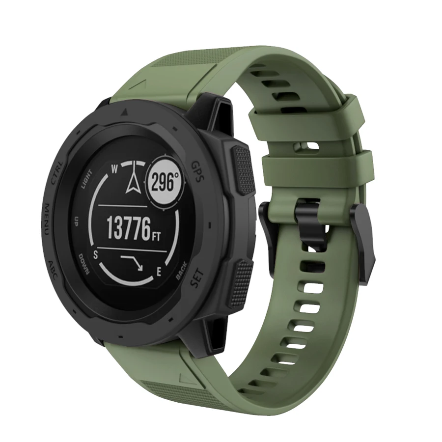 26 мм 22 мм силиконовый ремешок для часов Ремешок для Garmin Fenix 5X Fenix3 3HR Fenix 5 Plus S60 MK1 часы Easyfit Сменные Ремешки для наручных часов