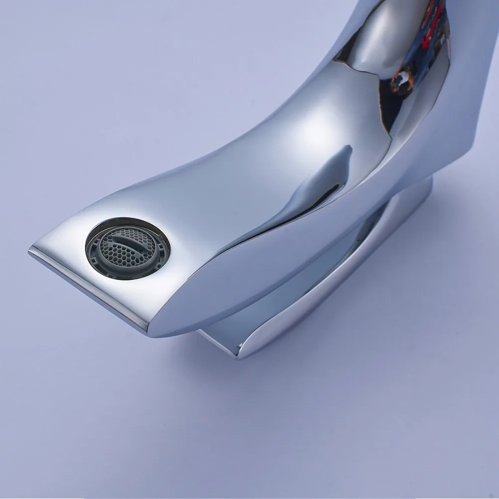 FLG смеситель для раковины кран холодной и горячей воды ванной комнаты с одной