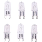 10 шт.партия основание светильника G9 двухконтактный JCD Тип галогенные Светильник лампы 120V Напряжение 254060 ВАТТ мощность пакет