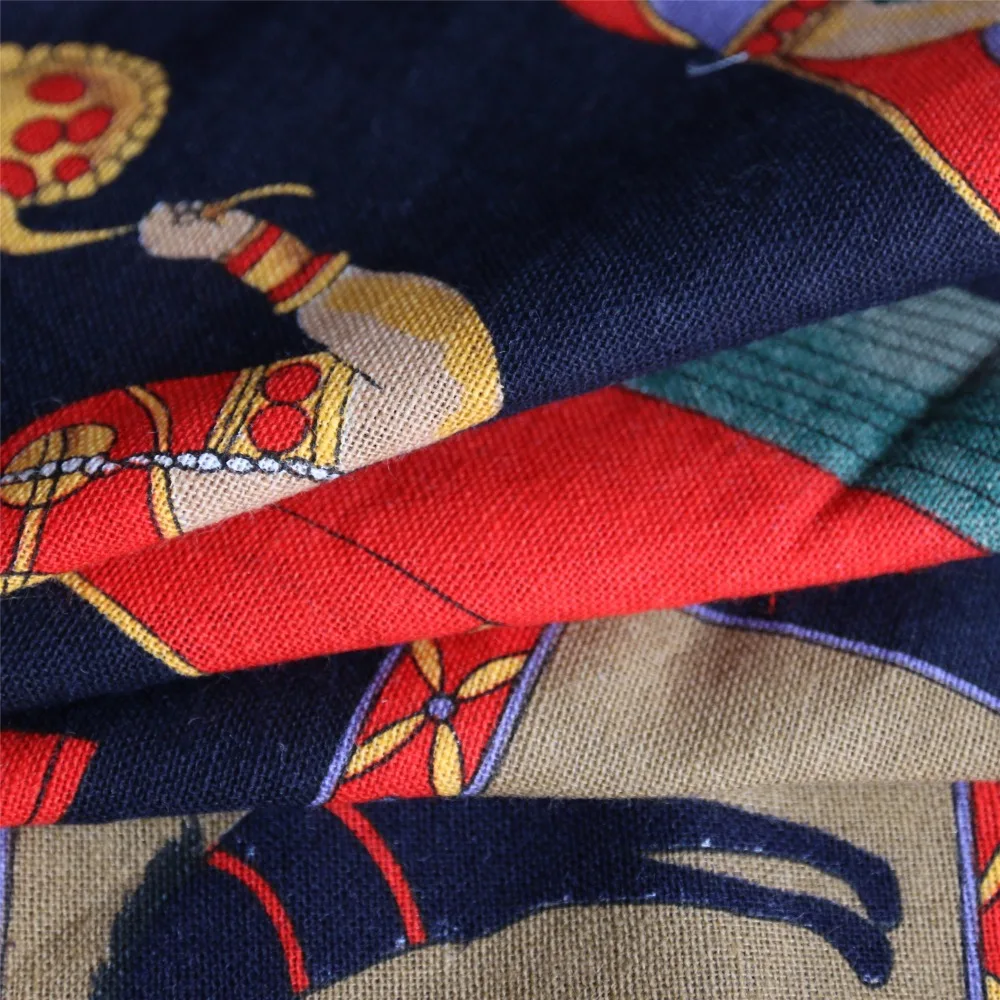 Скатерть из хлопка и льна BeddingOutlet многофункциональная скатерть в этническом