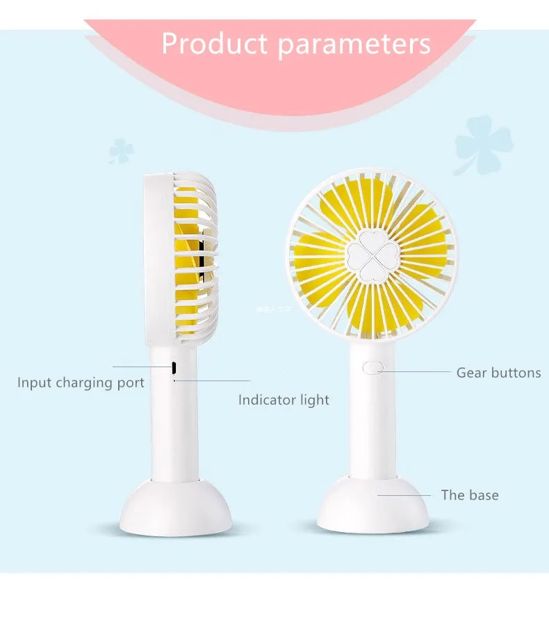 Макарон приносящая удачу трава вентилятор зарядка через usb мини портативный