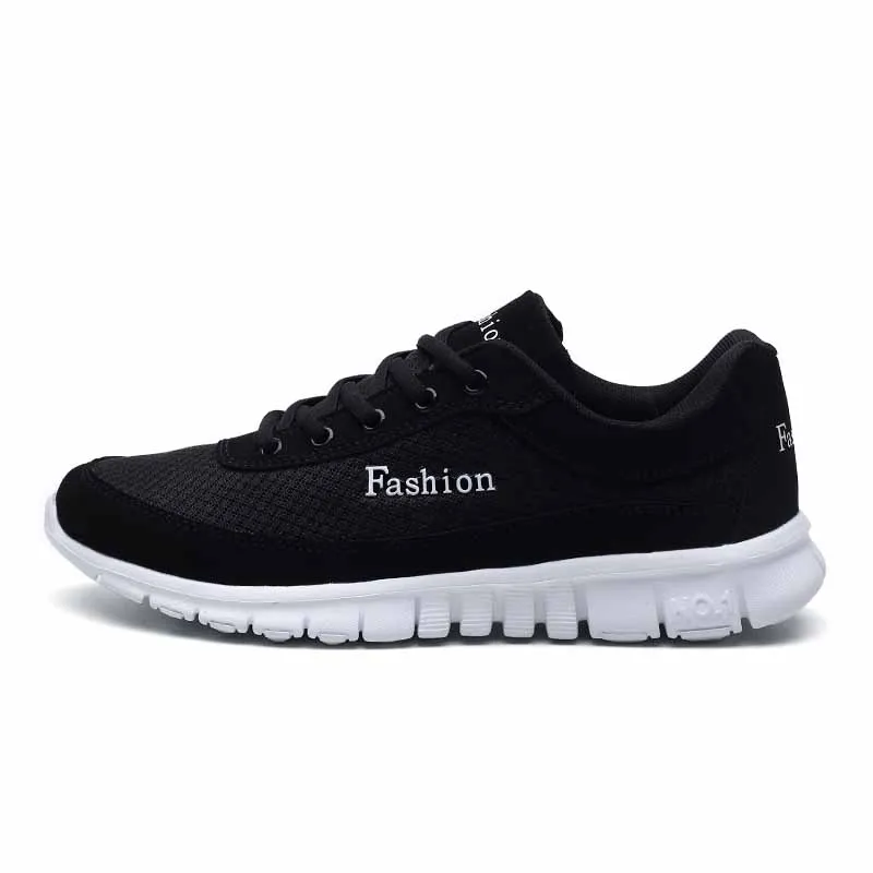 Running Shoes Men Breathable Sneakers Slip-on Run Sports Fitness Walking for Mesh EVA Lightweight Sport zapatos hombre | Спорт и