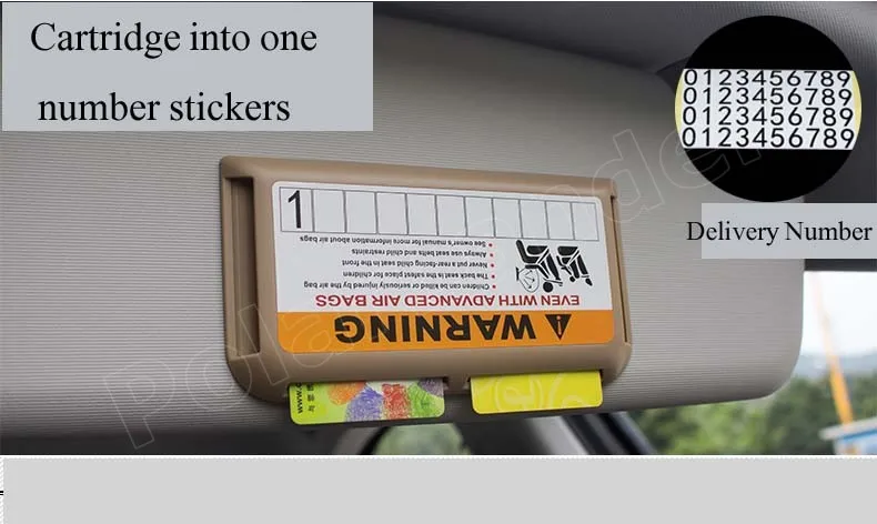 Распродажа Лучшая цена 3 цвета на выбор ABS Солнцезащитная плата клипса для карт