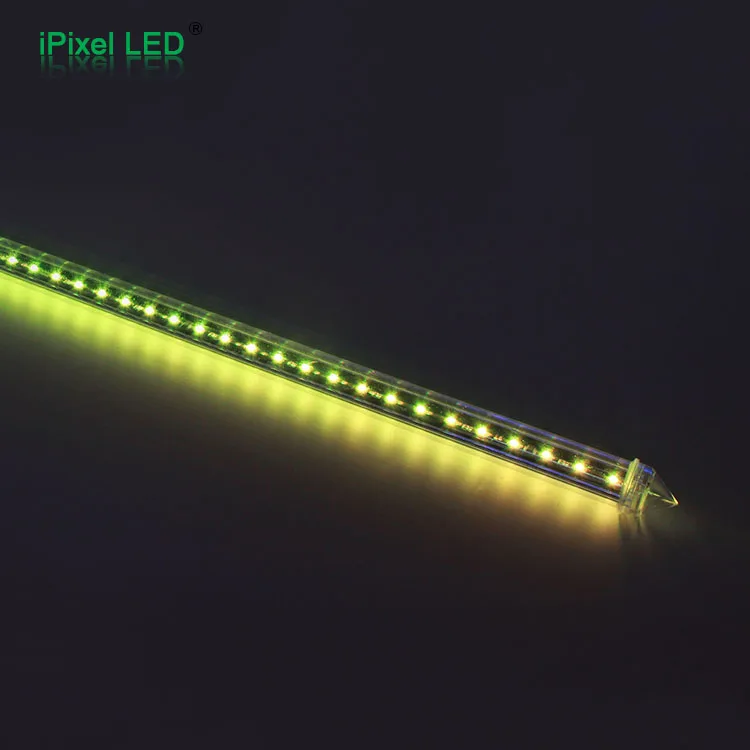 SMD5050 96 светодиодов Двусторонняя 3D DMX512 16 пикселей rgb 12 В светодиодная жесткая трубка