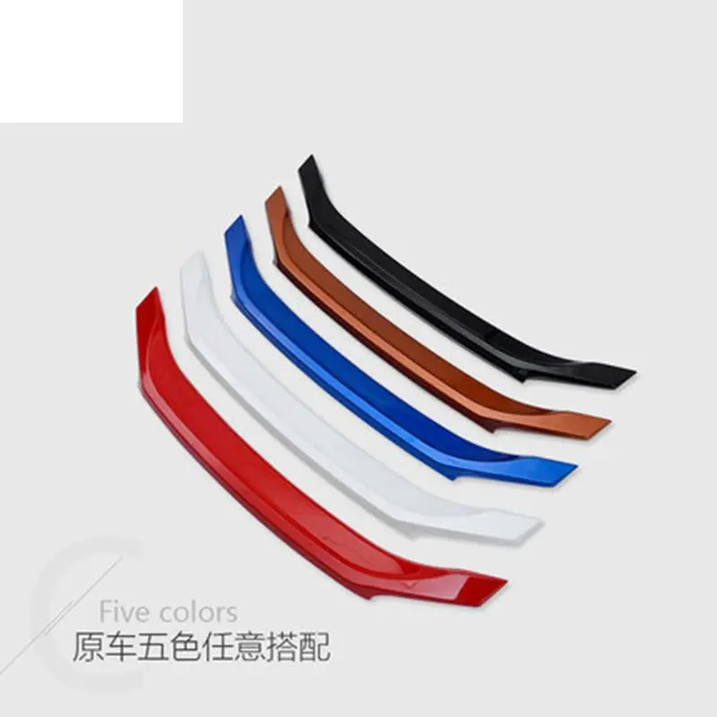

For Honda Civic 10th Generation 4dr Sedan 2016 2017 ABS Plastic Rear Boot Trunk Wing Cover Unpainted Primer Color Rear Spoiler