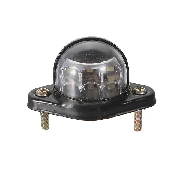 12V 6LED автомобиля номерной знак светильник задний фонарь грузовик с прицепом отражатель металлический корпус Грузовик Авто светильник s