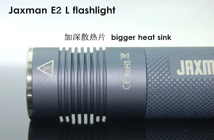 JAXMAN E2L 3LED TIR объектив фонарик 18650 фонарик Nichia 219C