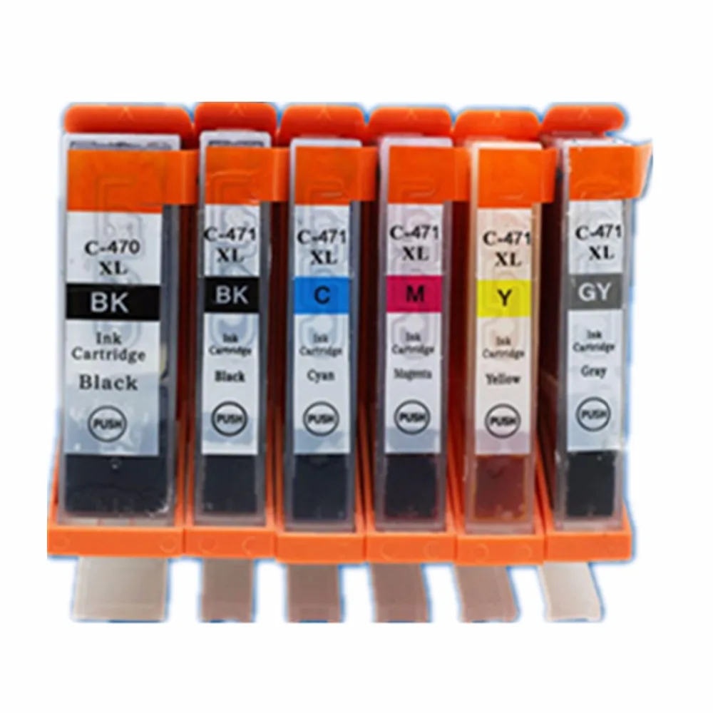 PGI 470 CLI 471 PGI-470 XL CLI-471 PGI470 CLI471 Сменные чернильные картриджи для Canon Pixma MG5740 MG6840 MG7740 |