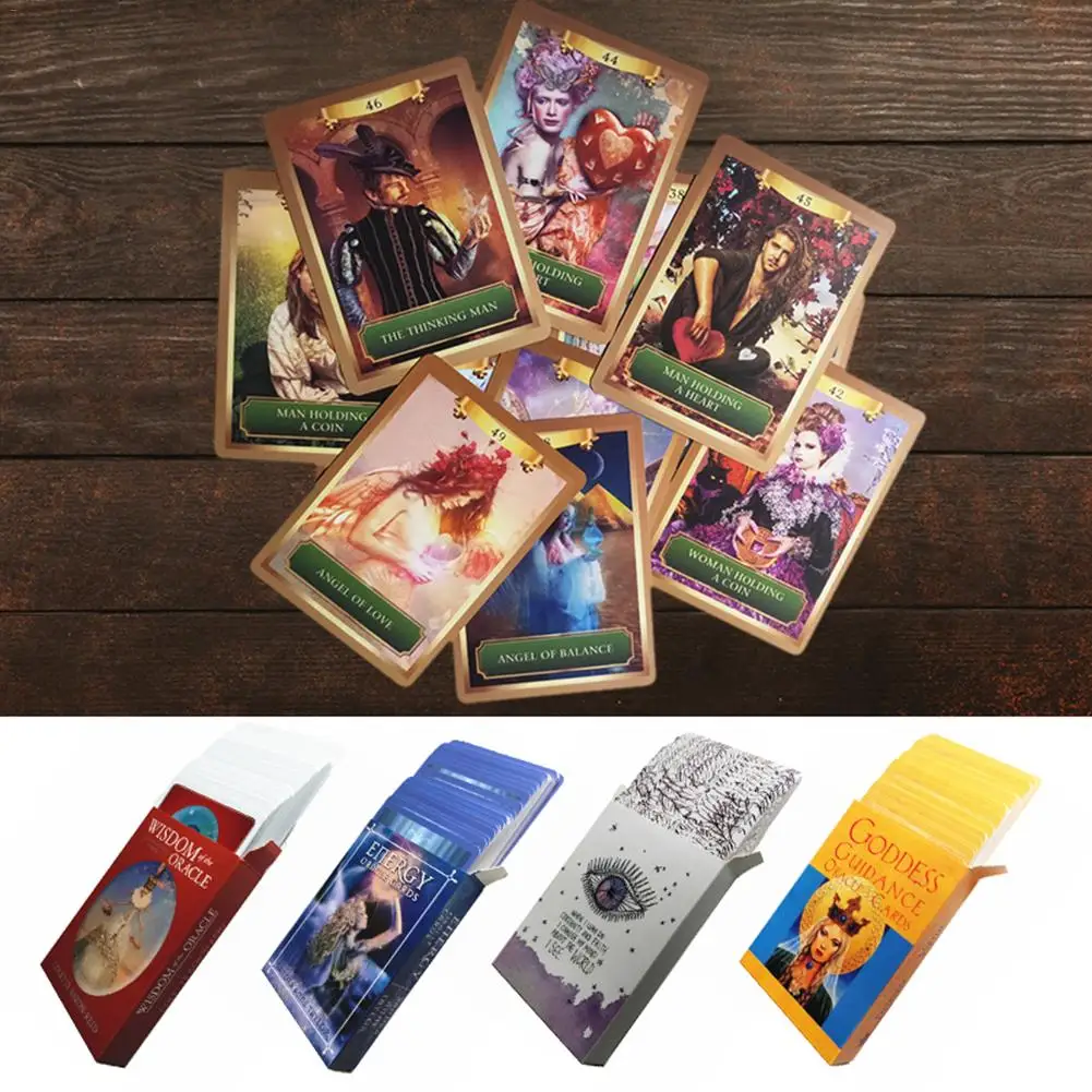 Чтение волшебных карт Fate Beauty Oracle загадочные карты Fortune Tarot игра энергетическая