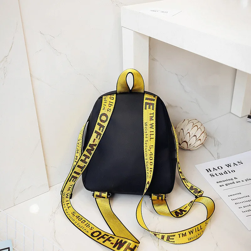 WEIXIER brand preppy style letter panelled women backpack girl schoolbag ladies small travel bag student school backpacks V2-28 | Багаж и