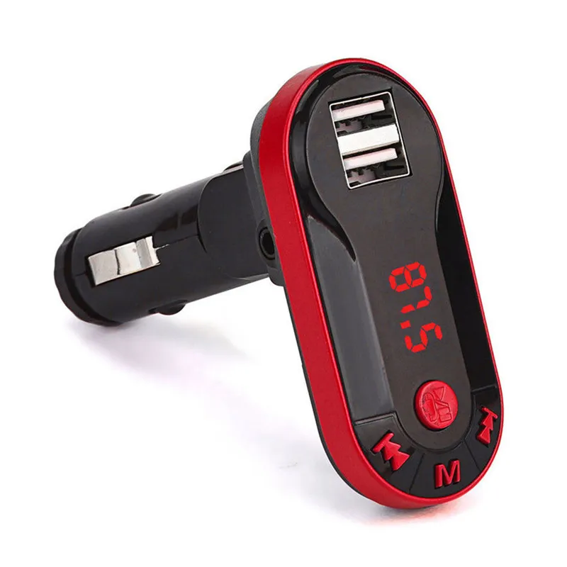 Портативный fm-передатчик mp3-плеер Handsfree Car Kit USB Bluetooth беспроводной удобный модный TF