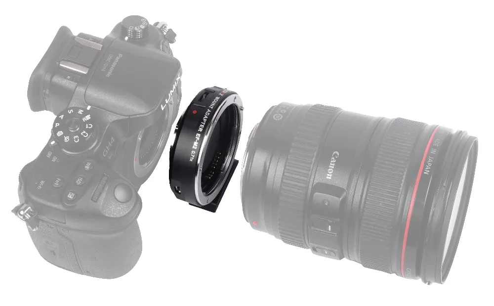 

Адаптер редуктора скорости для камеры Canon EF, адаптер для объектива M4/3, 0,71x