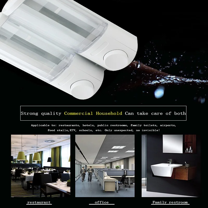 Диспенсер для мыла ручной простой пресс с двойной головкой диспенсер коробка