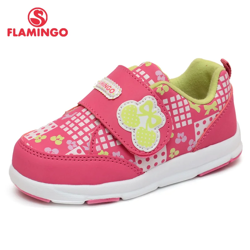 FLAMINGO Russian Famous Brand 2017 Cartoon Printing Children Shoe Hook &amp Loop Breathable Walking for Girl 61-NK101/61-NK102 | Детская