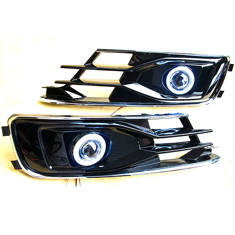 Превосходная светодиодный лампы Противотуманные фары COB источник Ангел глаз